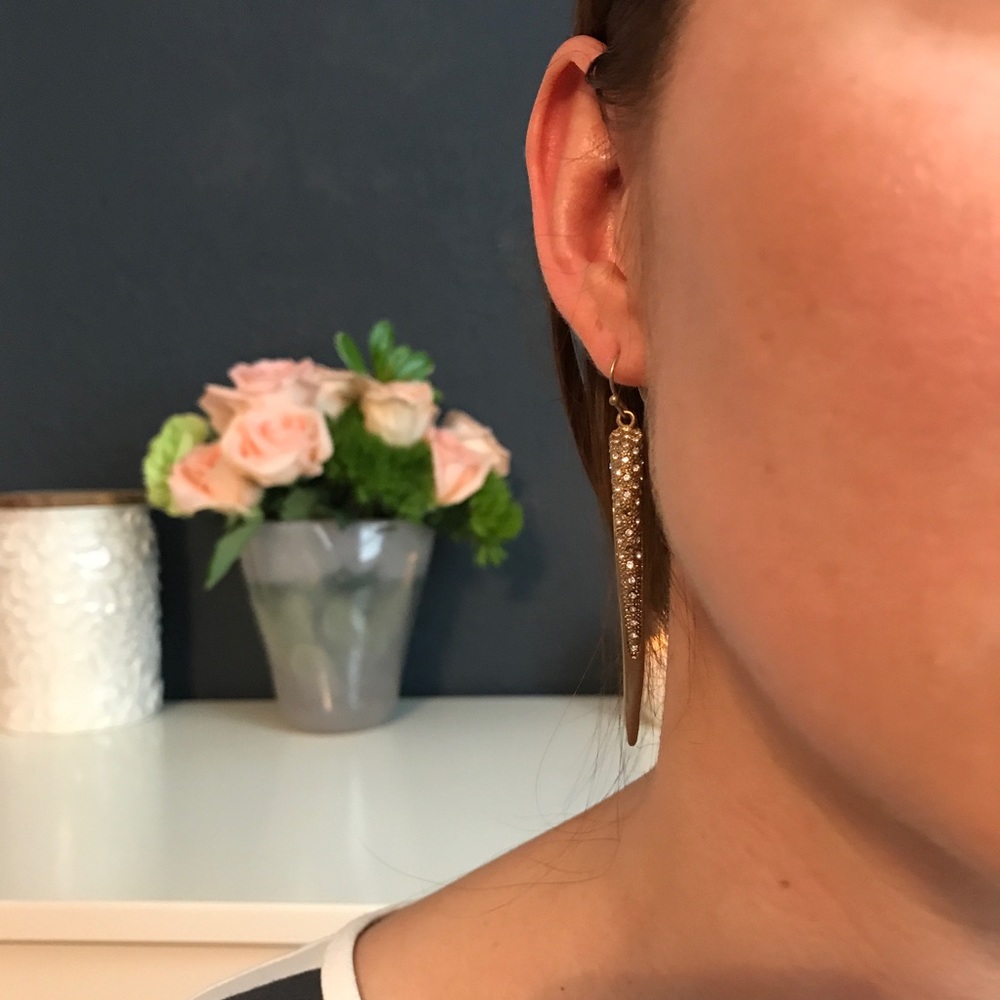 Sparkle spike earrings