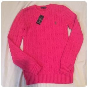 New WT Ralph Lauren Women's pink Sweater ,M