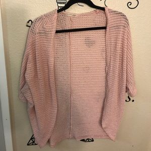Pastel pink cardigan