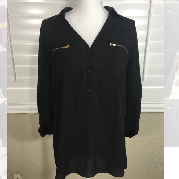 Express Tops - brand new with tags black blouse