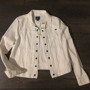 LUCKY BRAND WHITE DENIM JACKET