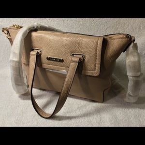 NWT- MKORS BLUSH SMALL TZ SATCHEL/CROSS BODY BAG