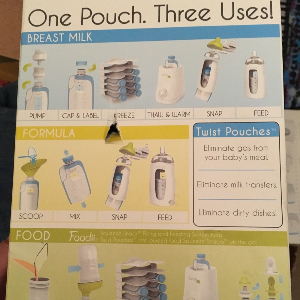 3 Kiinde Breastfeeding and Food Storage Sets