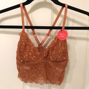 Rusty orange Lacey bralette