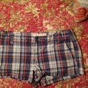 Plaid shorts