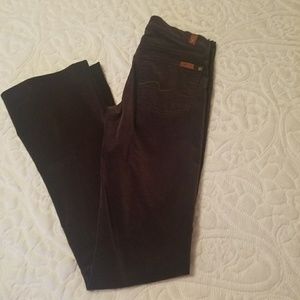 7 for all mankind velour pants