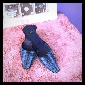 CASADEI Blue Leather Italian Sandals