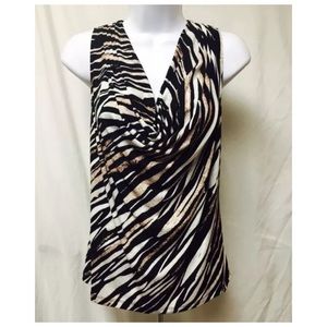 New WT Calvin Klein Women's Sleveless  Blouse, XL