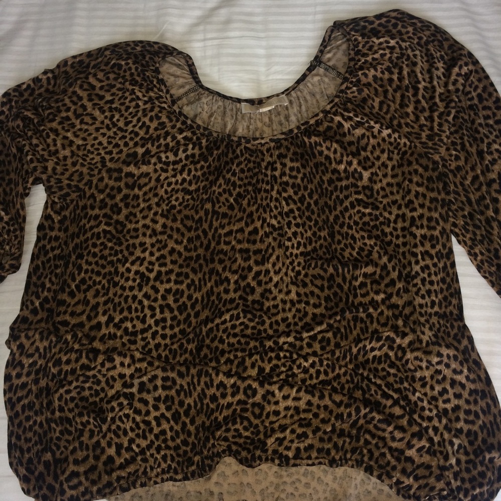 Michael Kors Cheetah Top