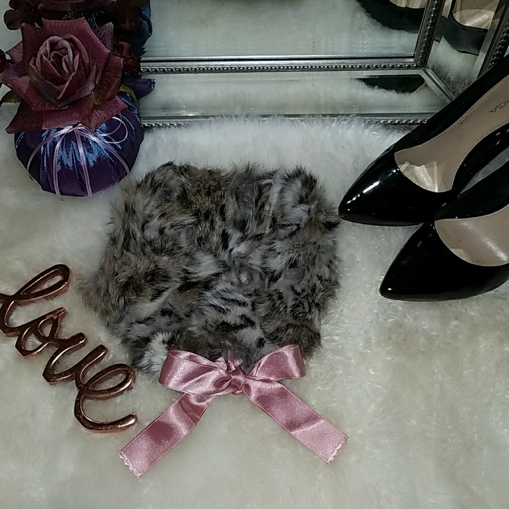 Genuine Rabbit Fur Collar