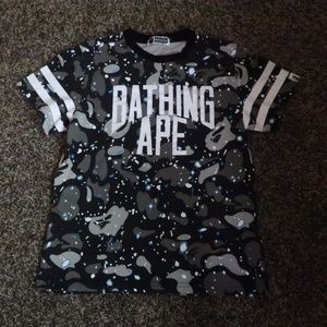 A BATHING APE "STARRY NIGHT" CAMOUFLAGE MEN'S TEE