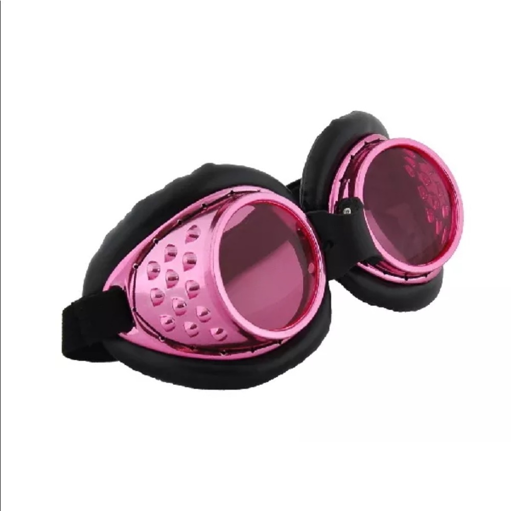 Cyber punk Euro club retro goggles desert sheild sunglasses rave festival club - Picture 1 of 1