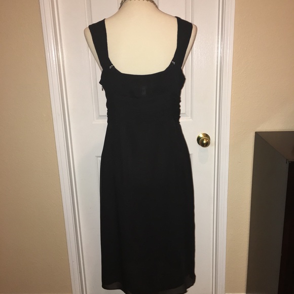 BANDOLINO BLACK CROCHET STRAP DRESS - Picture 3 of 7