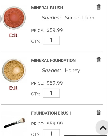 Bella terra make up 6 piecea - Picture 2 of 4