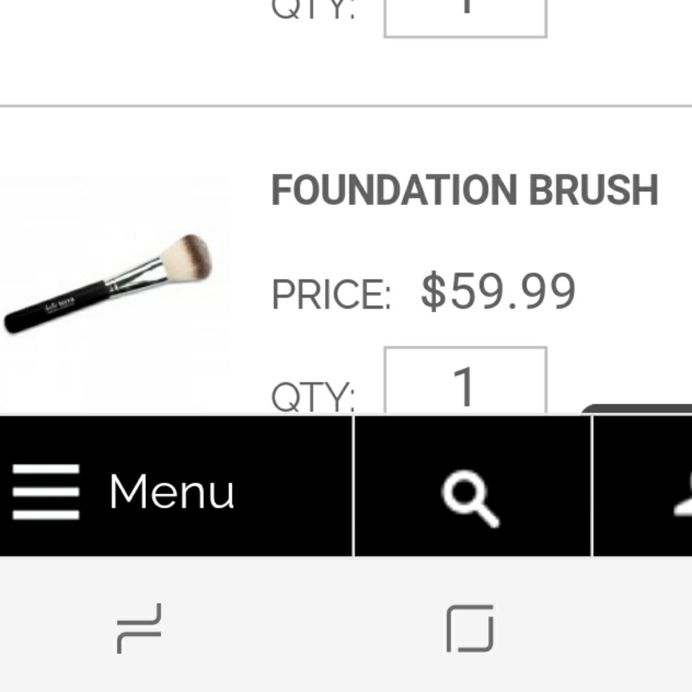 Bella terra foundation brush