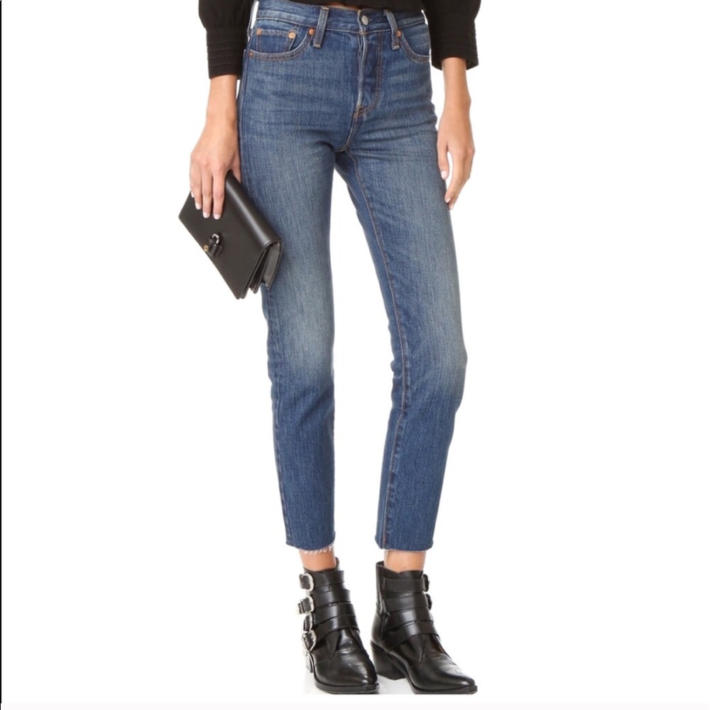 Levi's Wedgie jeans button fly