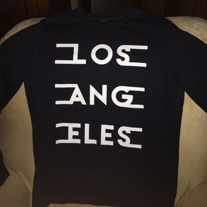 Navy Blue Los Angeles Crewneck Sweatshirt