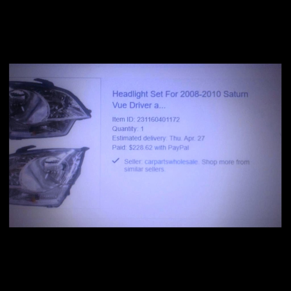 Headlight for Chevrolet Captiva sport 2012