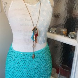ROMEO & JULIET Couture Beaded Skirt (nwt) - Size M