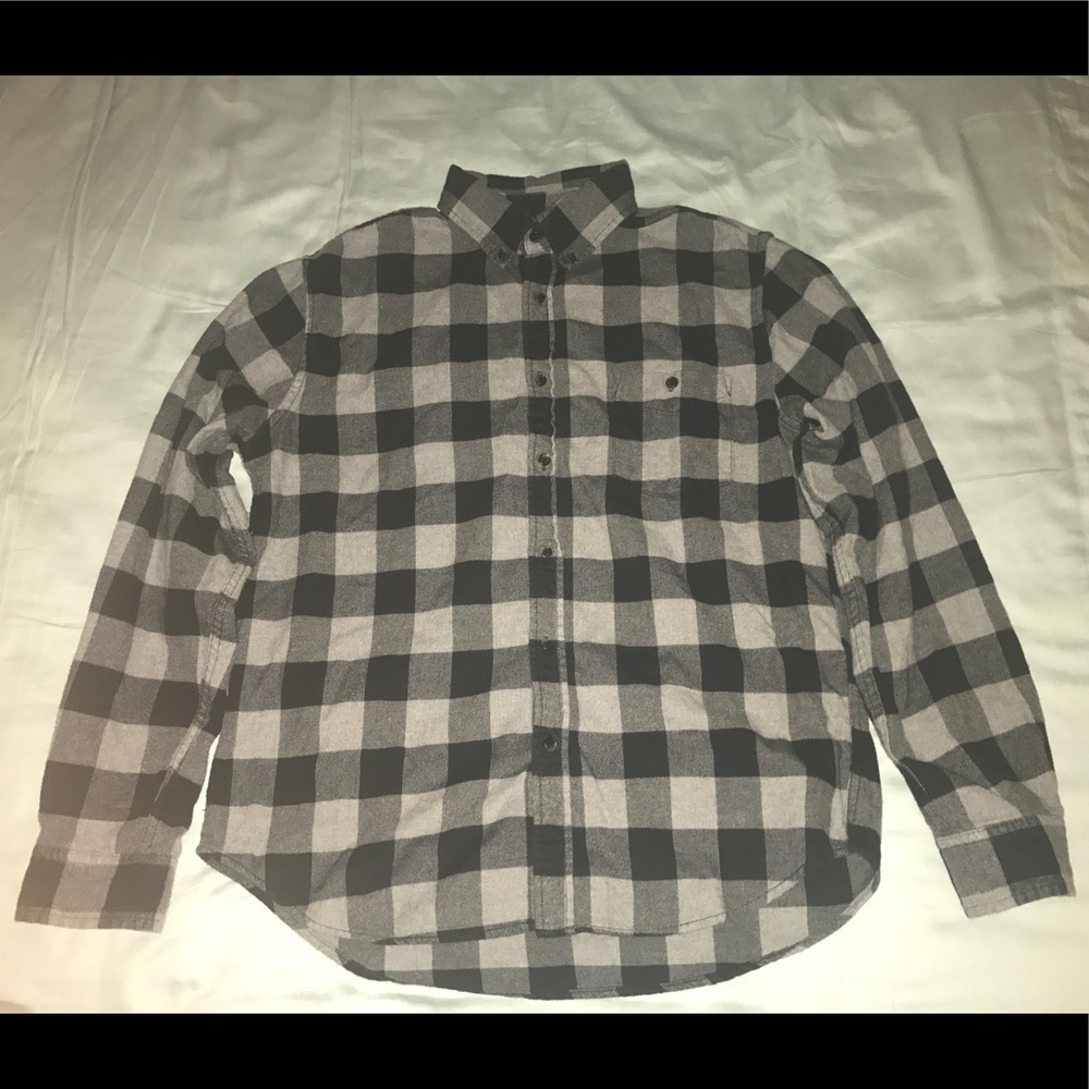 Black and Grey Merona Flannel
