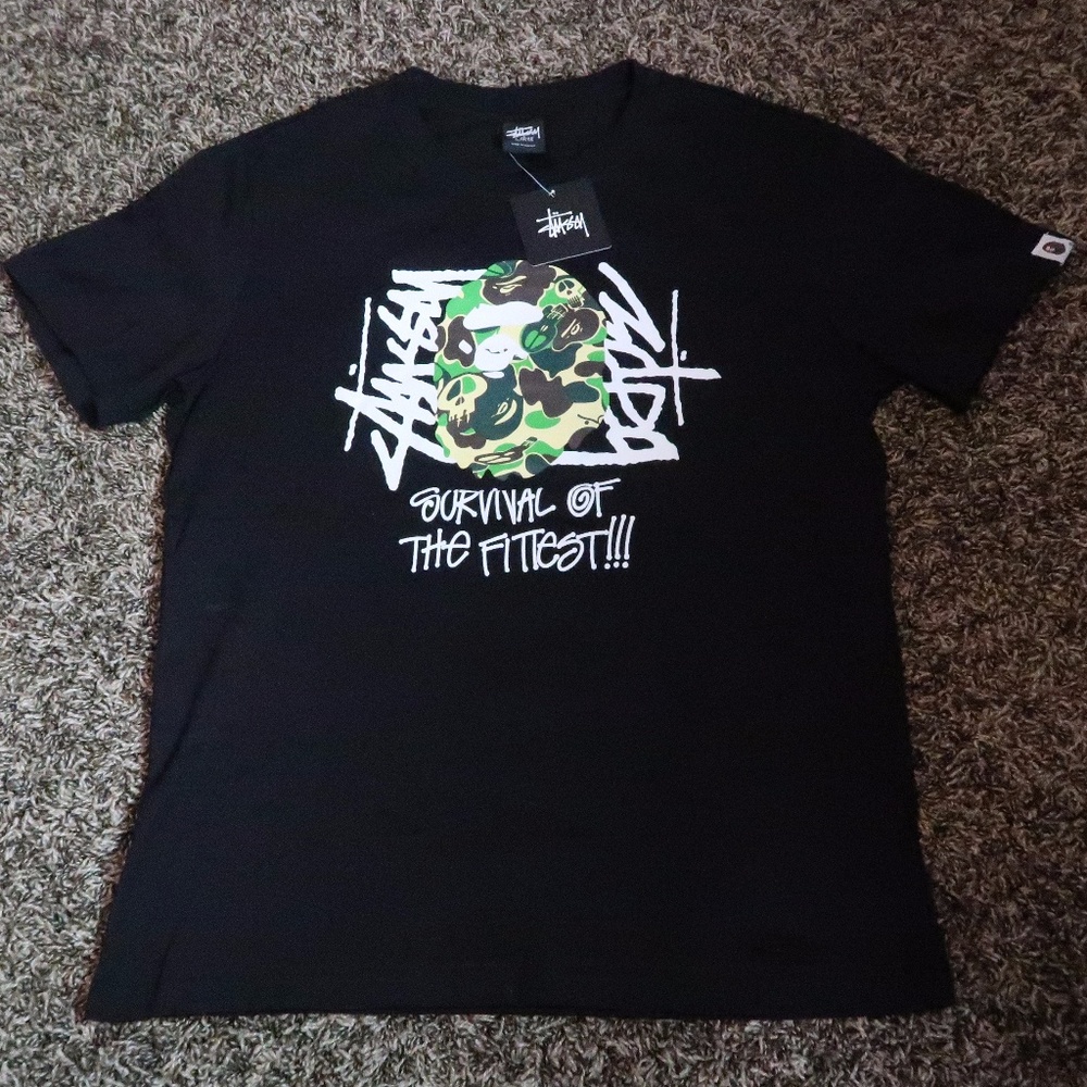 STUSSY X BAPE: SURVIVAL OF THE FITTEST