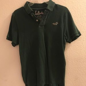 Hollister Small Green Polo Shirt