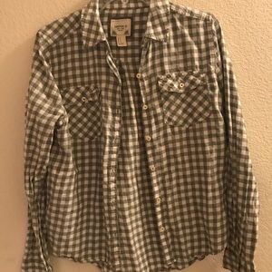Forever 21 Button Down Blouse Medium