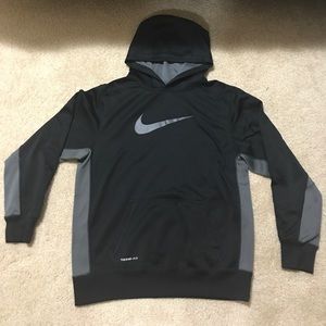 Black NIKE athletic hoodie Youth XL