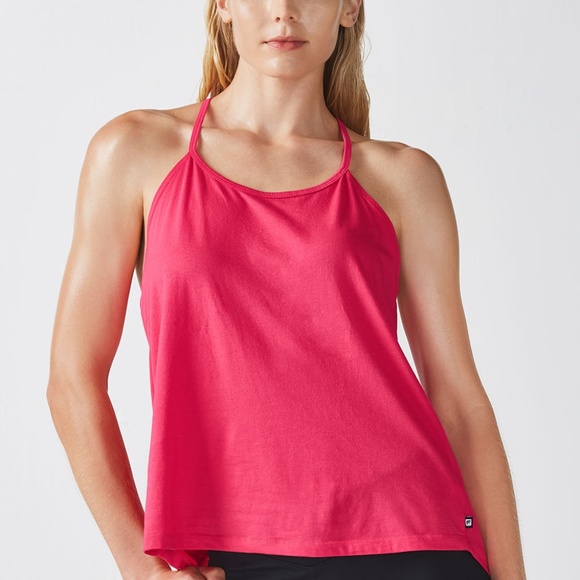 Fabletics Stylish Open Draped Back Tank - Picture 1 of 2
