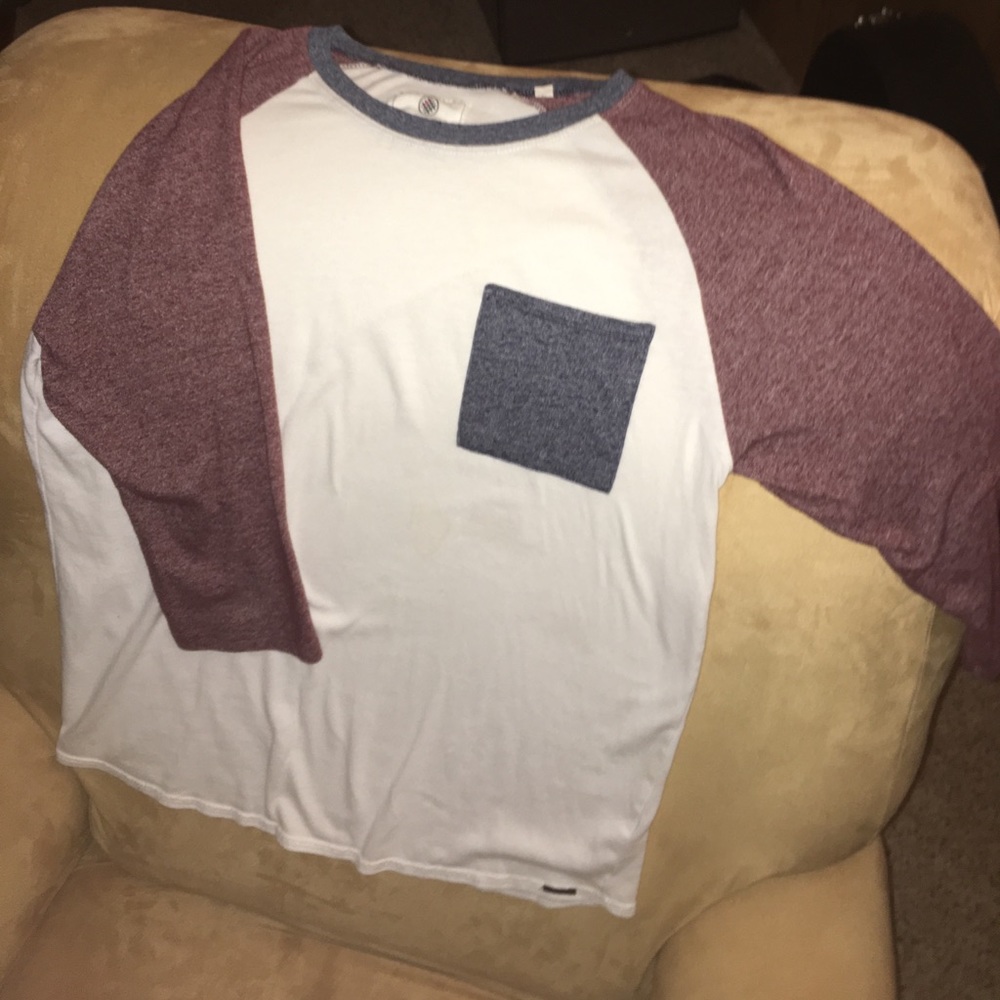 On The Byas men's 3/4 sleeve baseball shirt