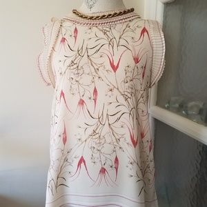 MAX STUDIO Floral Print Shirt (nwt) - Size S
