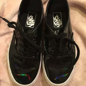 Black Holographic Vans!!!