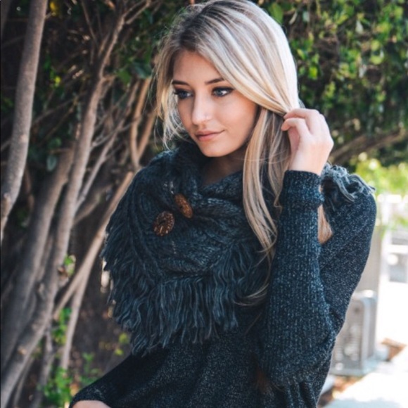 Knit Infinity Scarf - available in four  colors - Picture 5 of 7