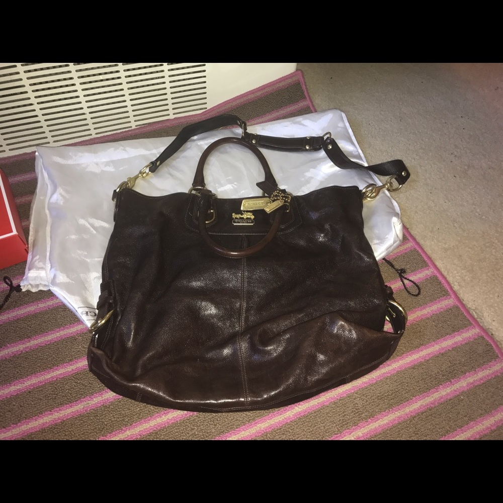 Coach leather satchel