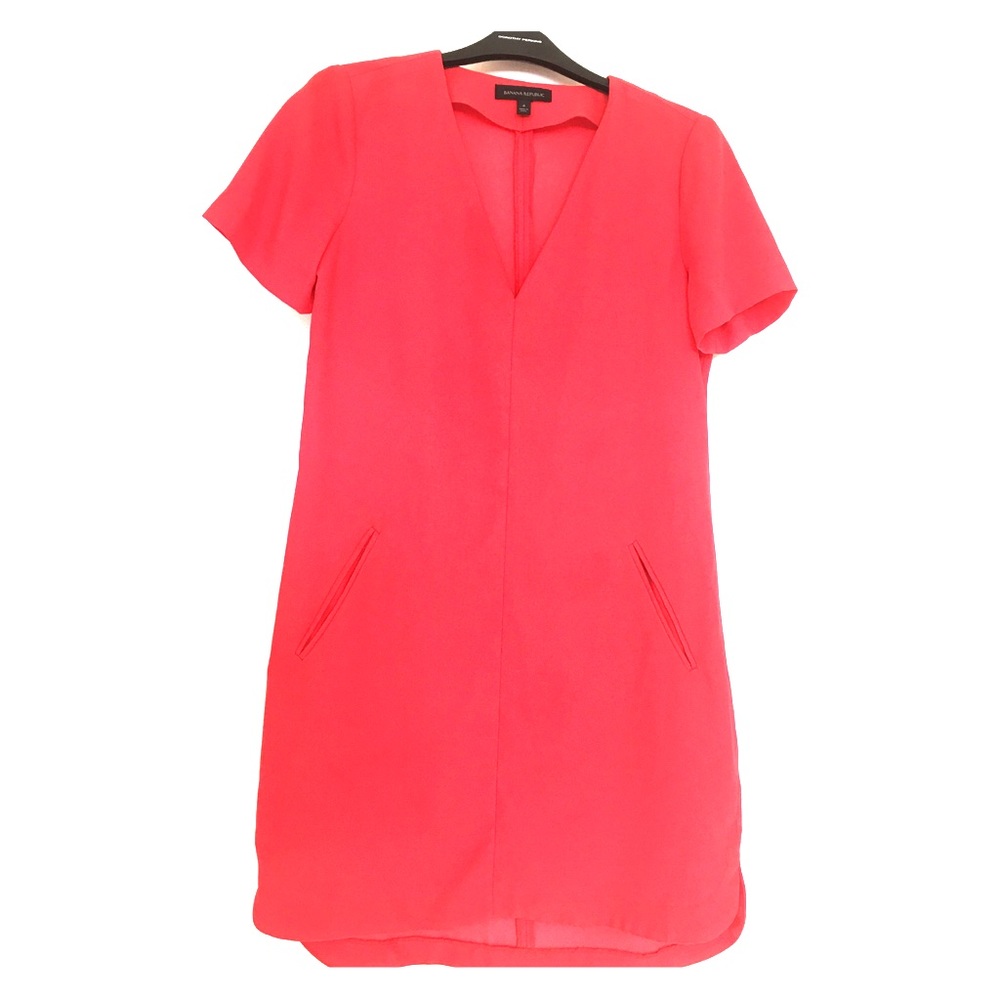 Red Banana Republic Shift Dress