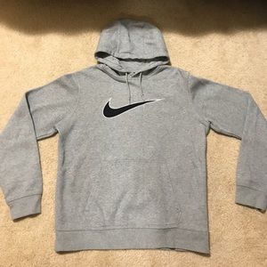 Men's NIKE Gray Hoodie Athletic Size Medium!