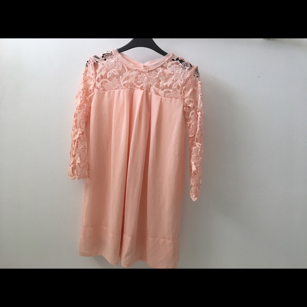 Missguided Crochet Trim Swing Dress