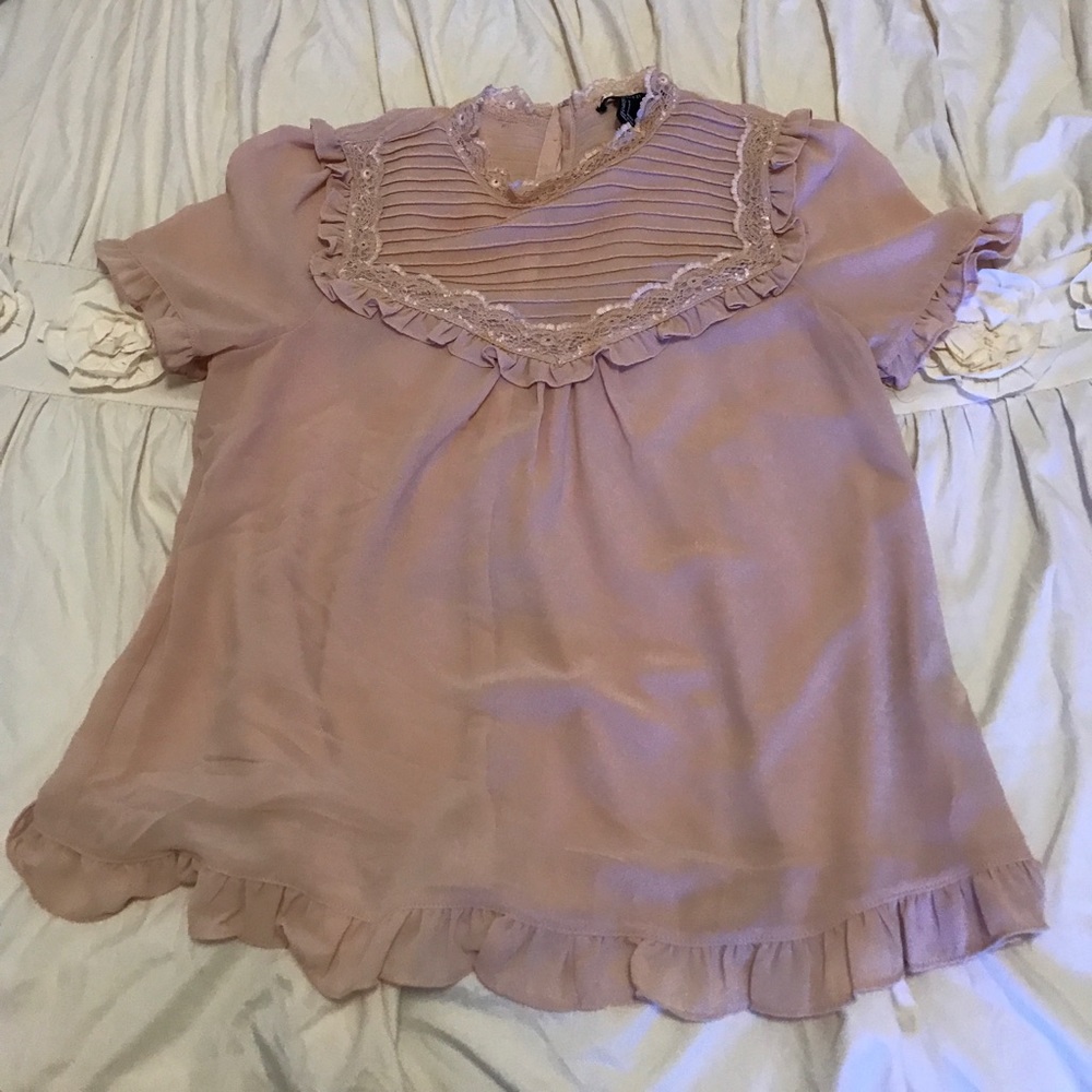 Beige vintage top