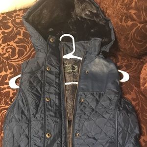Ambiance Quilted Vest with Hood