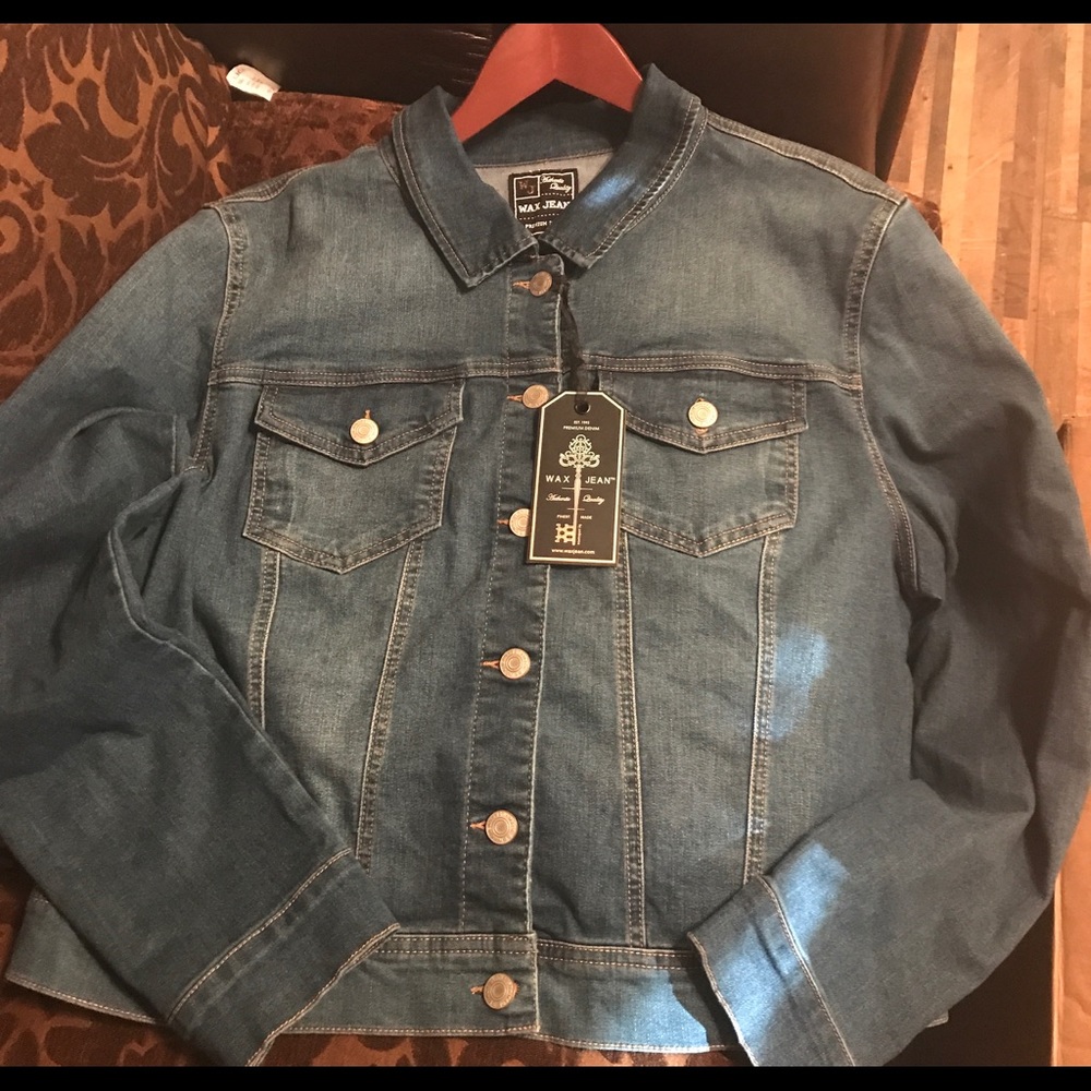 Wax Jean Jacket Premium Denim 3xL Junior