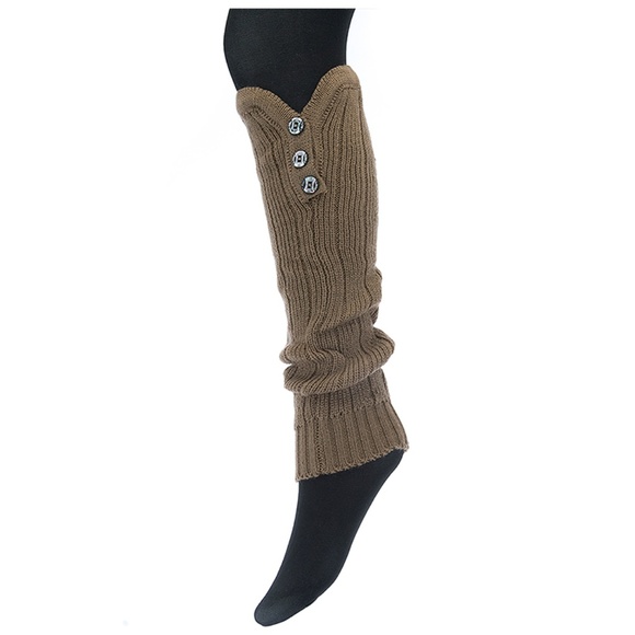 Stripe Knit Leg Warmers Boot Socks - Picture 7 of 8