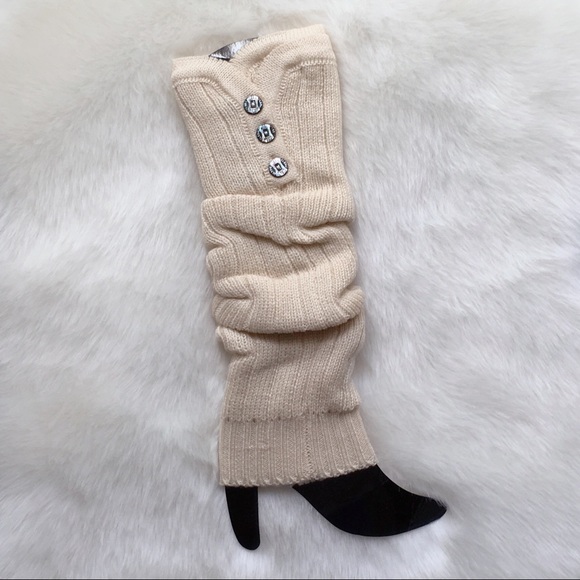 Stripe Knit Leg Warmers Boot Socks - Picture 4 of 8