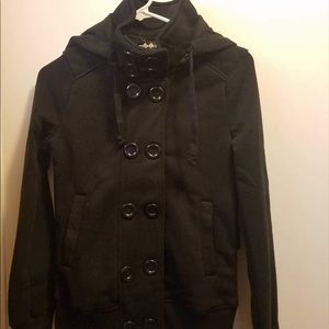 Double breasted Coat with Hood