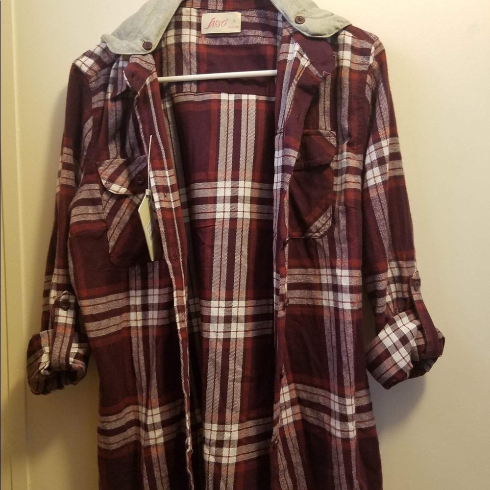Flannel Shirts with Hood