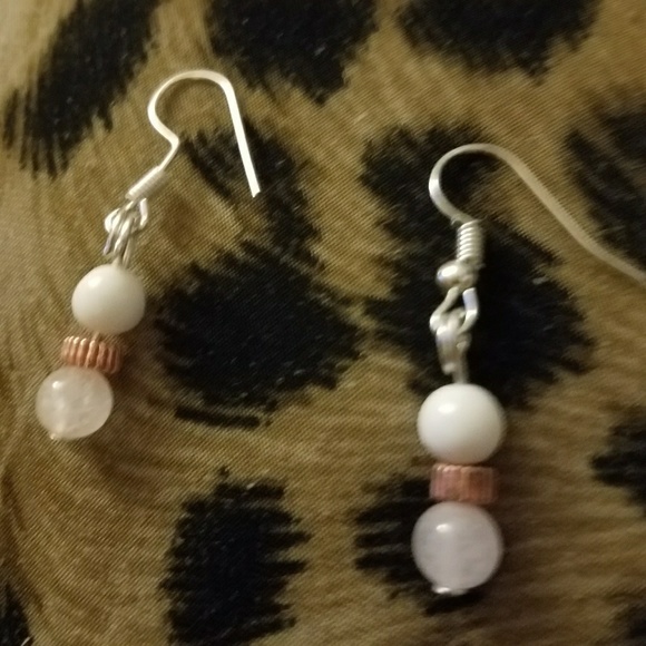 *Sweet Love* Rose Quartz earrings - Picture 2 of 4