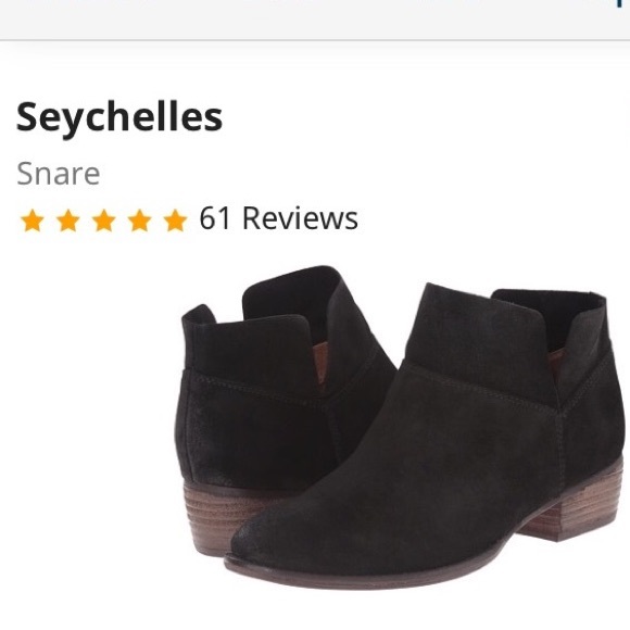 Seychelles black moto booties - Size 6.5 - Picture 2 of 4