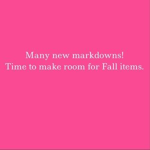 New Markdowns