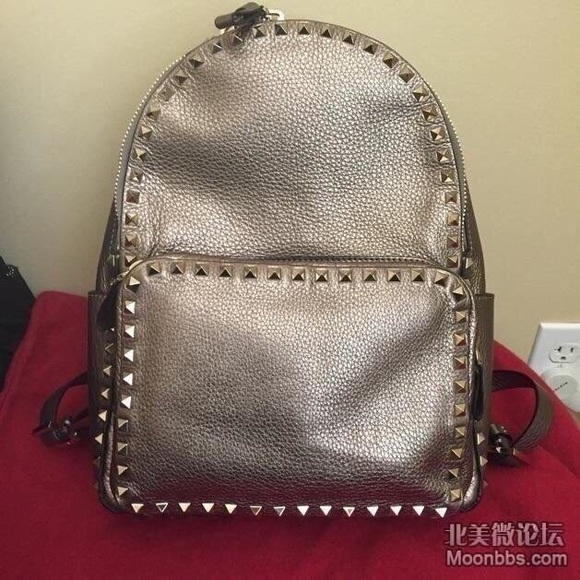 Valentino Rockstud Medium Leather Backpack