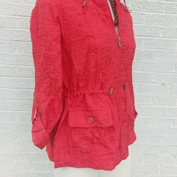 Samantha Gray 10 or M orange w pockets toggle draw - Picture 4 of 4