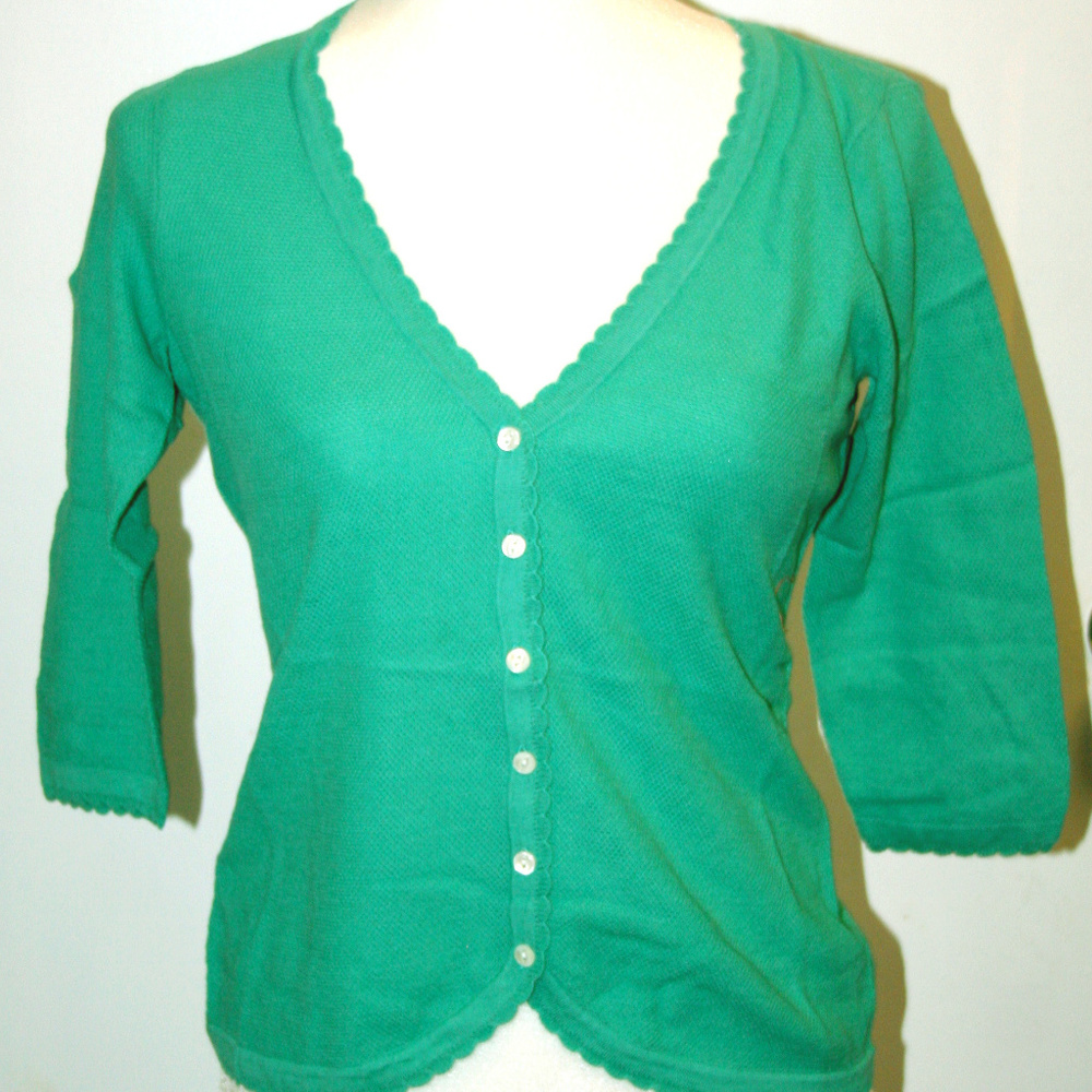Tommy Bahama Malia Teal Green Cardigan Sweater NWT